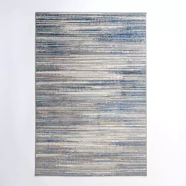 Area Rugs-Kirklands Home Dark Blue Claire Modern Area Rug, 5x8