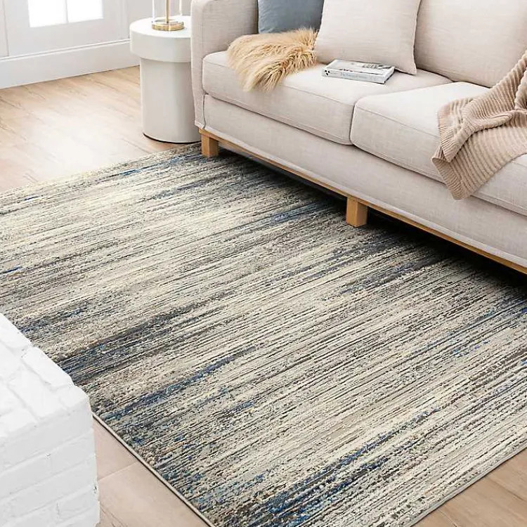 Area Rugs-Kirklands Home Gray Claire Modern Area Rug, 5x8
