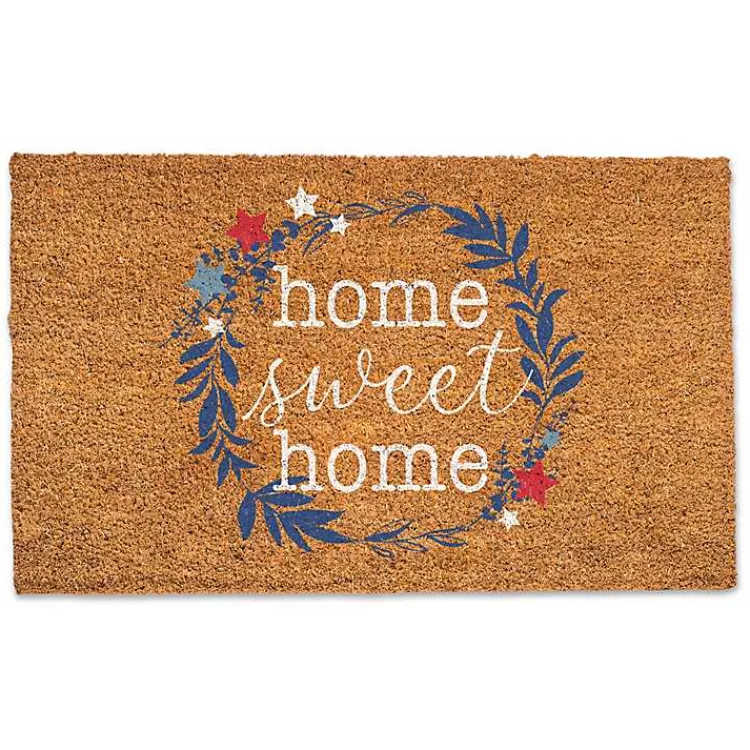 Doormats-Kirklands Home Home Sweet Home Wreath 4th of July Doormat