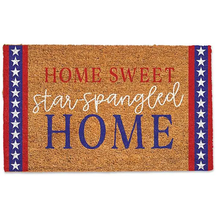 Doormats-Kirklands Home Home Sweet Star-Spangled Home Coir Doormat