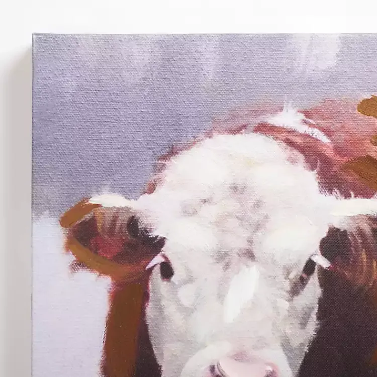 Canvas Art-Kirklands Home Winter Cows Canvas Art Print