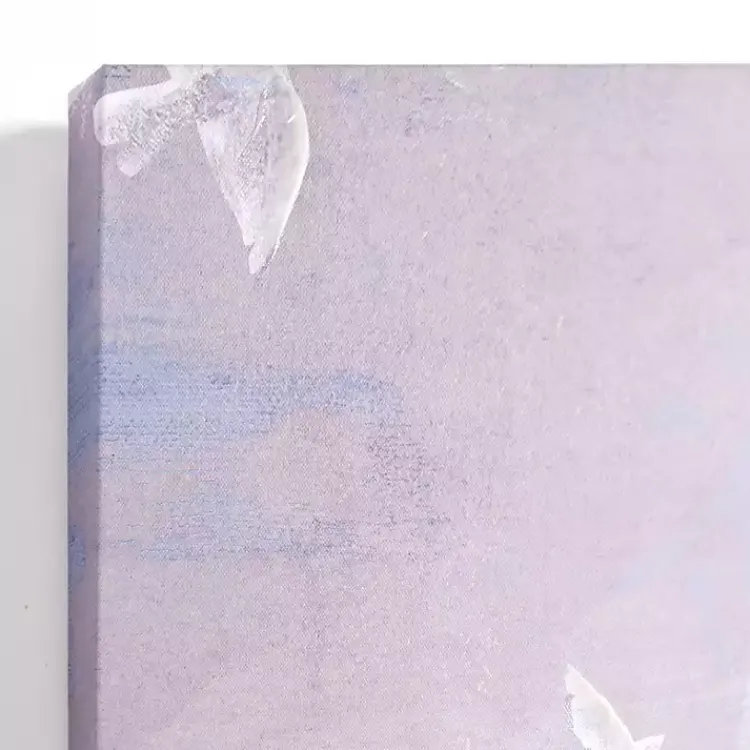 Canvas Art-Kirklands Home Birds in a Sky Canvas Art Print Purple