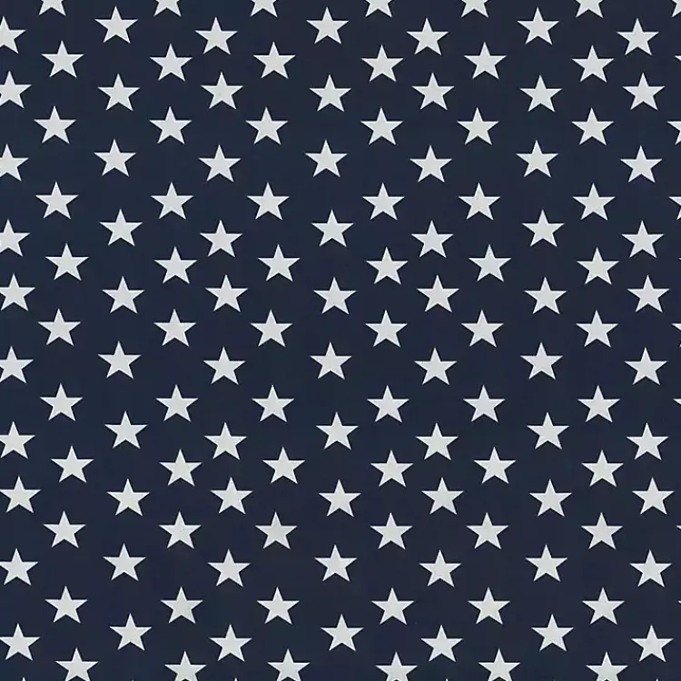 Outdoor Cushions & Pillows-Kirklands Home Blue and White Stars Outdoor Pillows, Set of 2