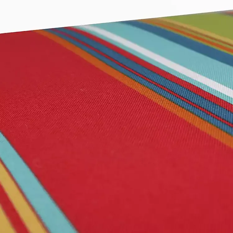 Outdoor Cushions & Pillows-Kirklands Home color Striped Outdoor Seat Cushions, Set of 2 Multi