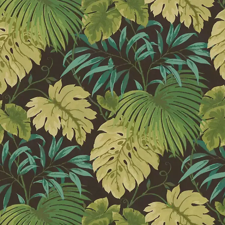 Outdoor Cushions & Pillows-Kirklands Home Island Leaves Outdoor Seat Cushions, Set of 2