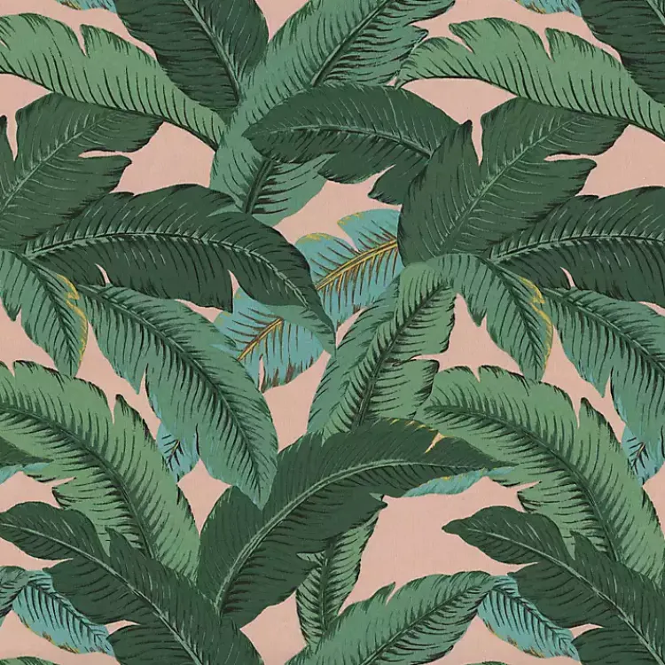 Outdoor Cushions & Pillows-Kirklands Home Swaying Palms Outdoor Lumbar Pillows, Set of 2 Green