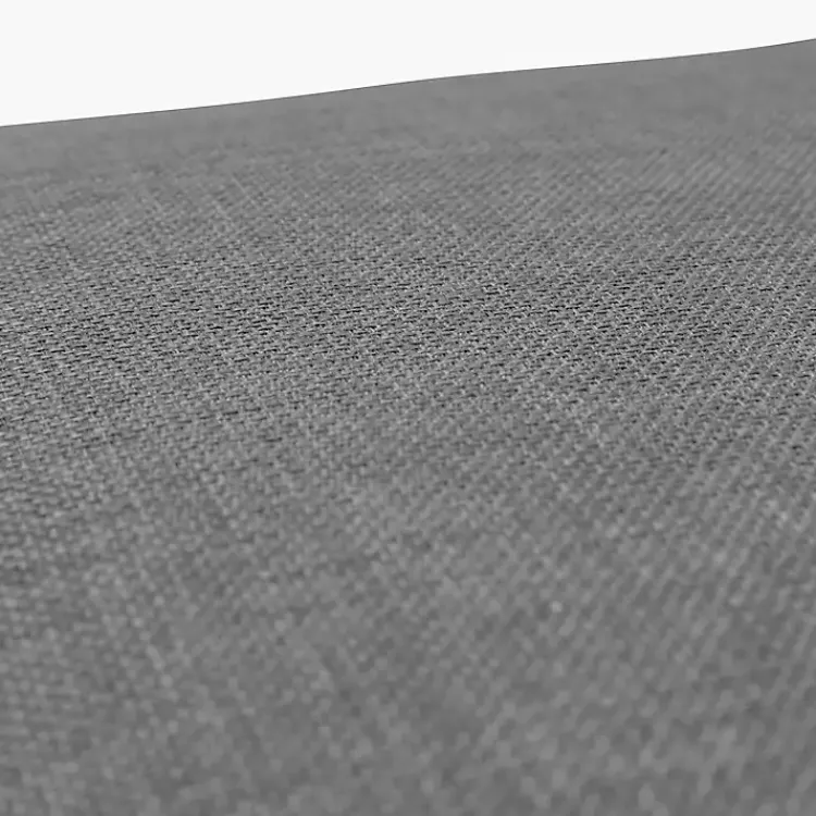 Outdoor Cushions & Pillows-Kirklands Home Graphite Tufted Outdoor Settee Cushion Gray