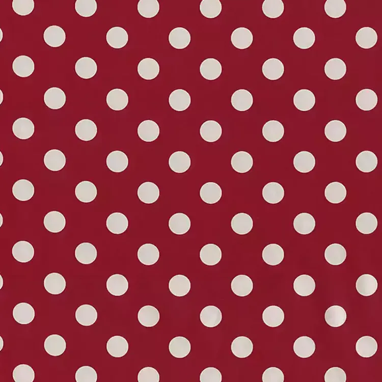 Outdoor Cushions & Pillows-Kirklands Home Red & White Polka Dot Seat Cushions, Set of 2