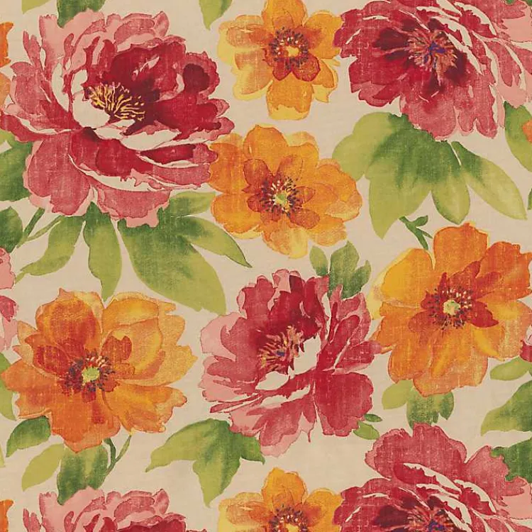 Outdoor Cushions & Pillows-Kirklands Home Watercolor Primrose Outdoor Chair Cushion