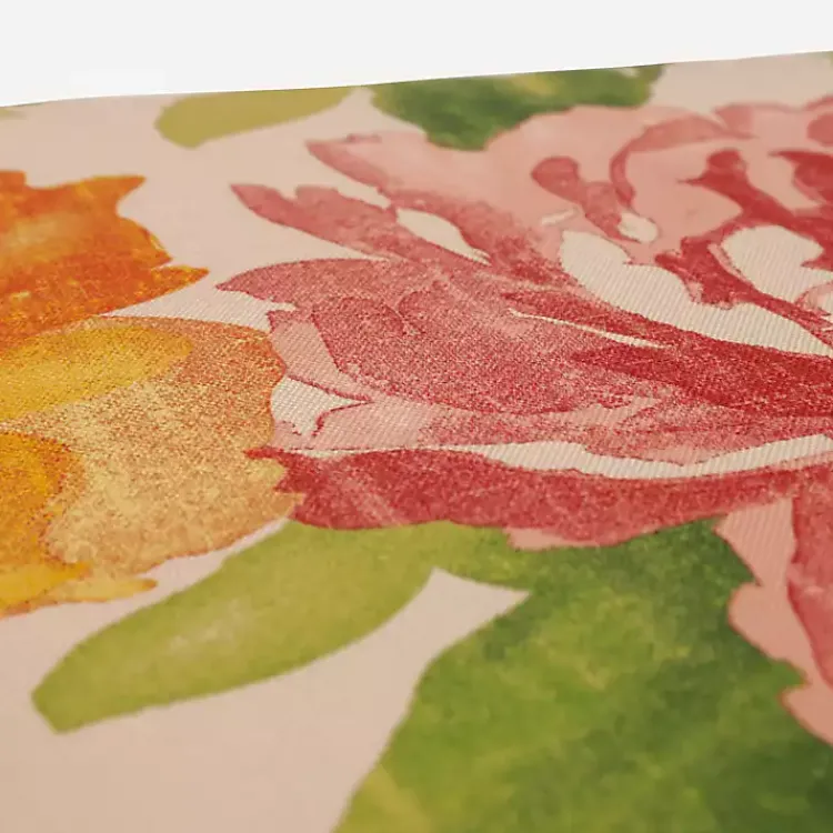 Outdoor Cushions & Pillows-Kirklands Home Watercolor Primrose Outdoor Chair Cushion