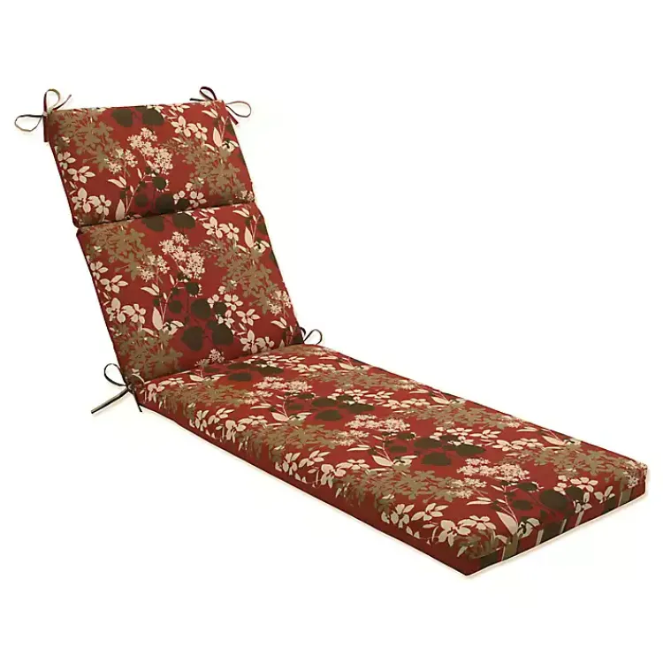 Outdoor Cushions & Pillows-Kirklands Home Brown Montifleuris Outdoor Chaise Cushion