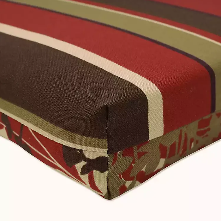 Outdoor Cushions & Pillows-Kirklands Home Brown Montifleuris Outdoor Chaise Cushion