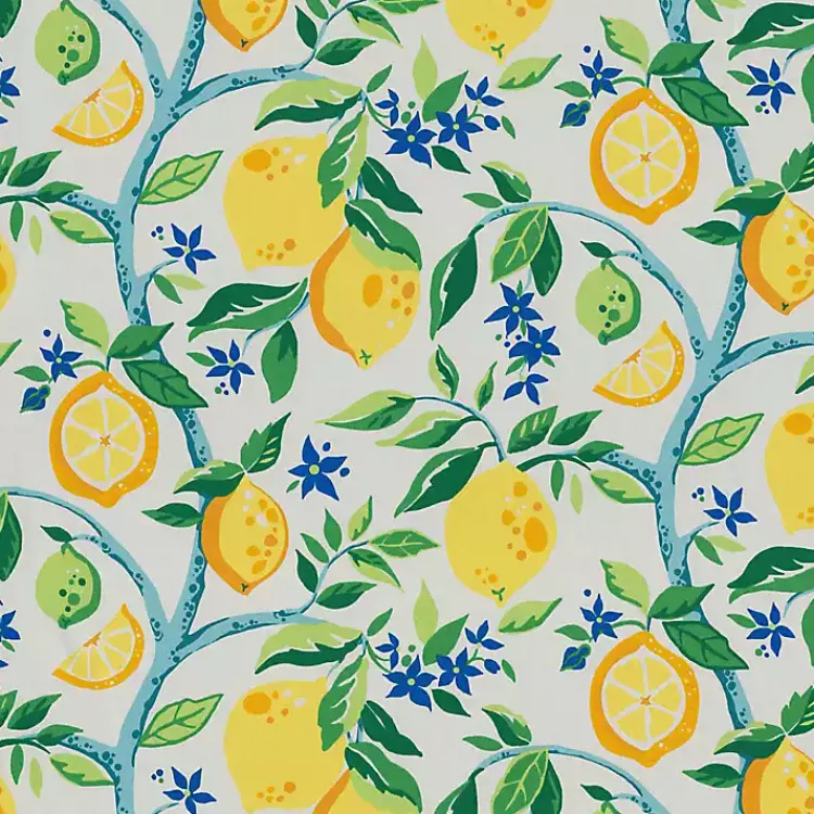 Outdoor Cushions & Pillows-Kirklands Home Lemon Tree Tufted Outdoor Seat Cushions, Set of 2