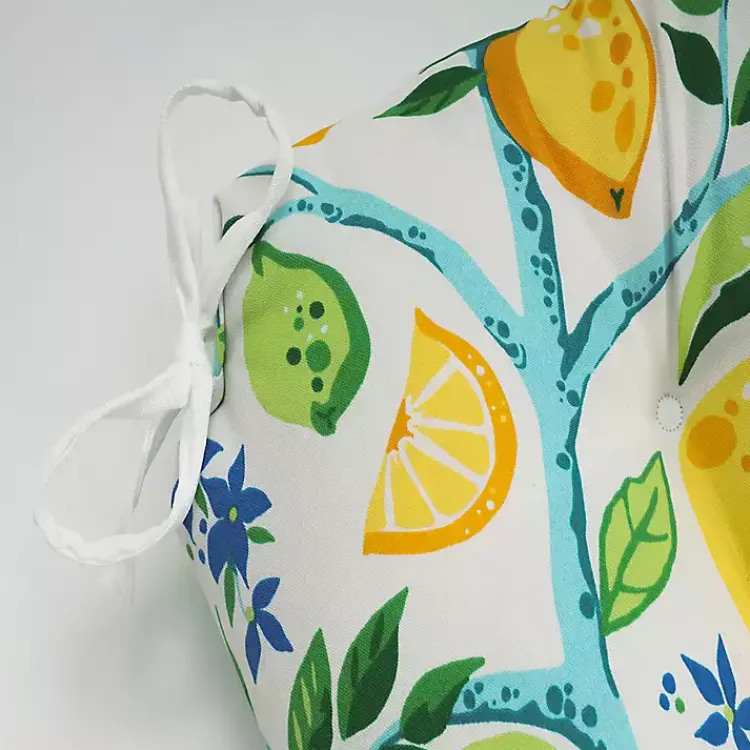 Outdoor Cushions & Pillows-Kirklands Home Lemon Tree Tufted Outdoor Settee Cushion, 48 in.