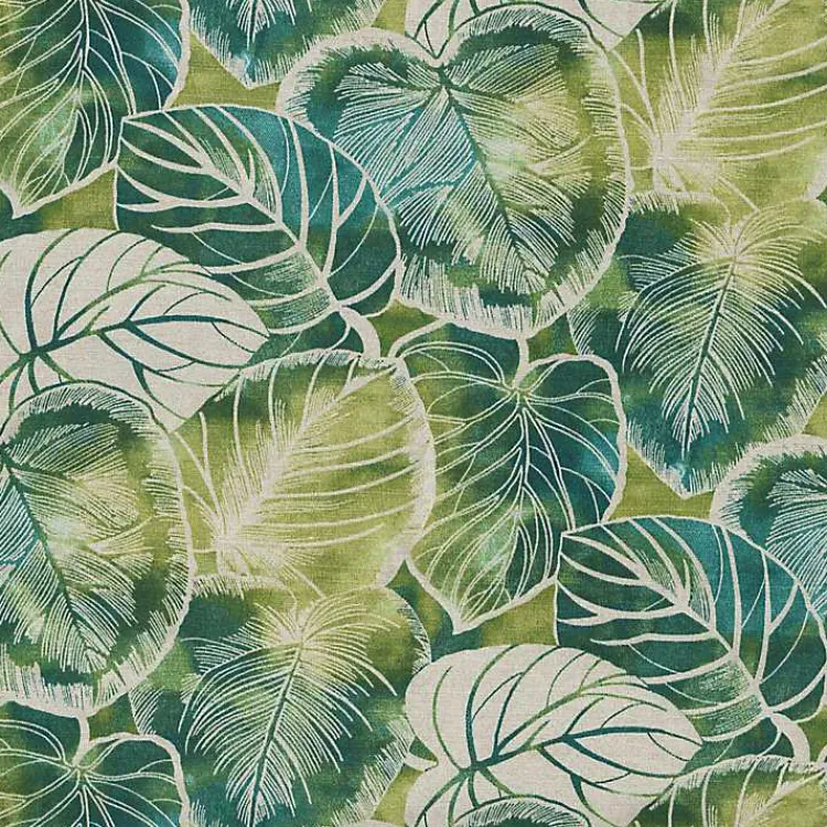 Outdoor Cushions & Pillows-Kirklands Home Green Lagoon Outdoor Chaise Cushion