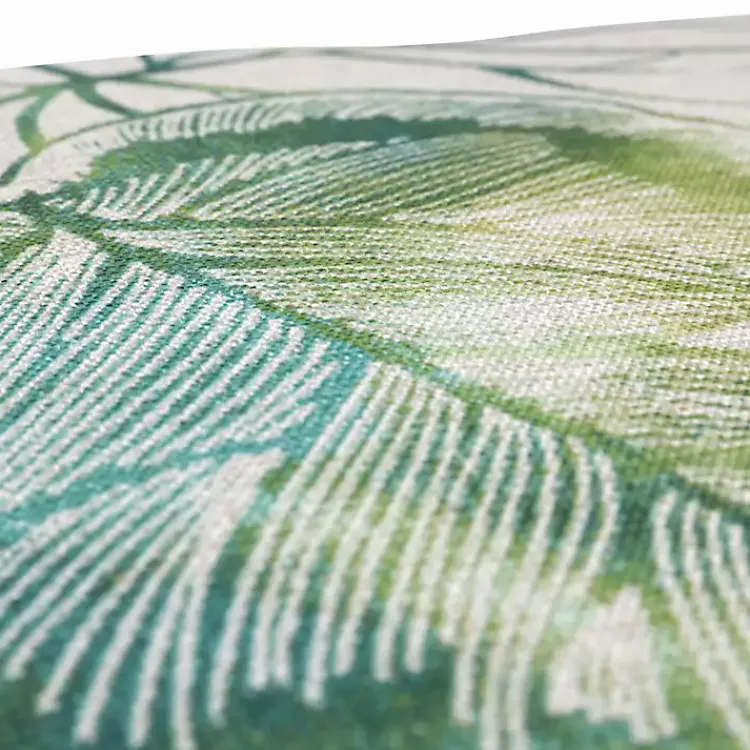 Outdoor Cushions & Pillows-Kirklands Home Green Lagoon Outdoor Chaise Cushion