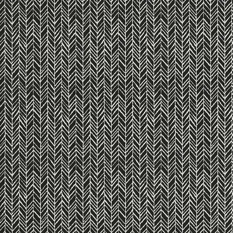 Outdoor Cushions & Pillows-Kirklands Home Herringbone Outdoor Lumbar Pillows, Set of 2 Black