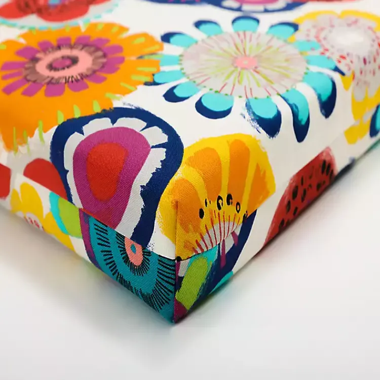 Outdoor Cushions & Pillows-Kirklands Home Blue Confetti Outdoor Chair Cushion