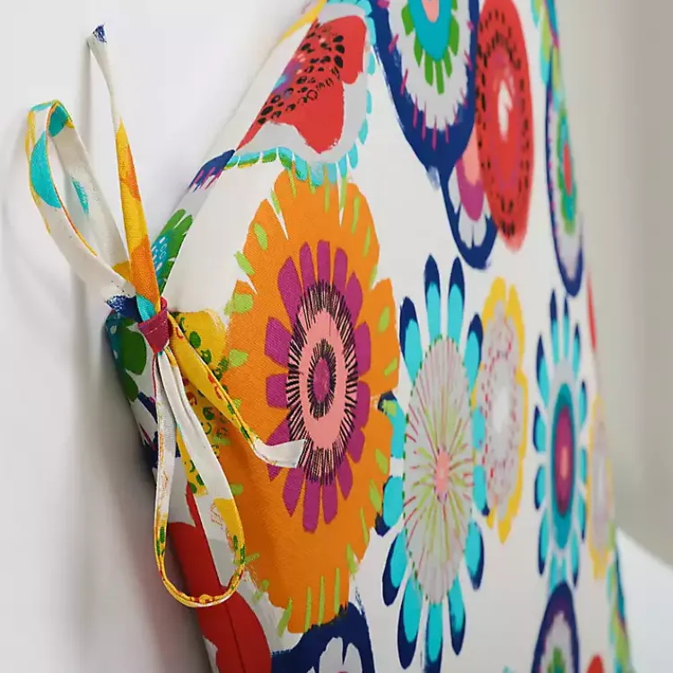 Outdoor Cushions & Pillows-Kirklands Home Blue Confetti Outdoor Chair Cushion