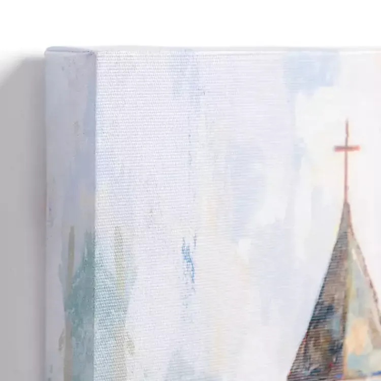 Canvas Art-Kirklands Home Church Abstract Canvas Art Print White