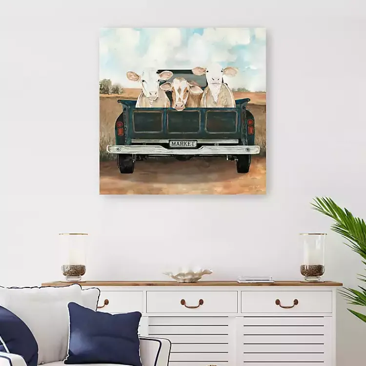 Canvas Art-Kirklands Home Along for the Ride Canvas Art Print, 30x30 in. Multi