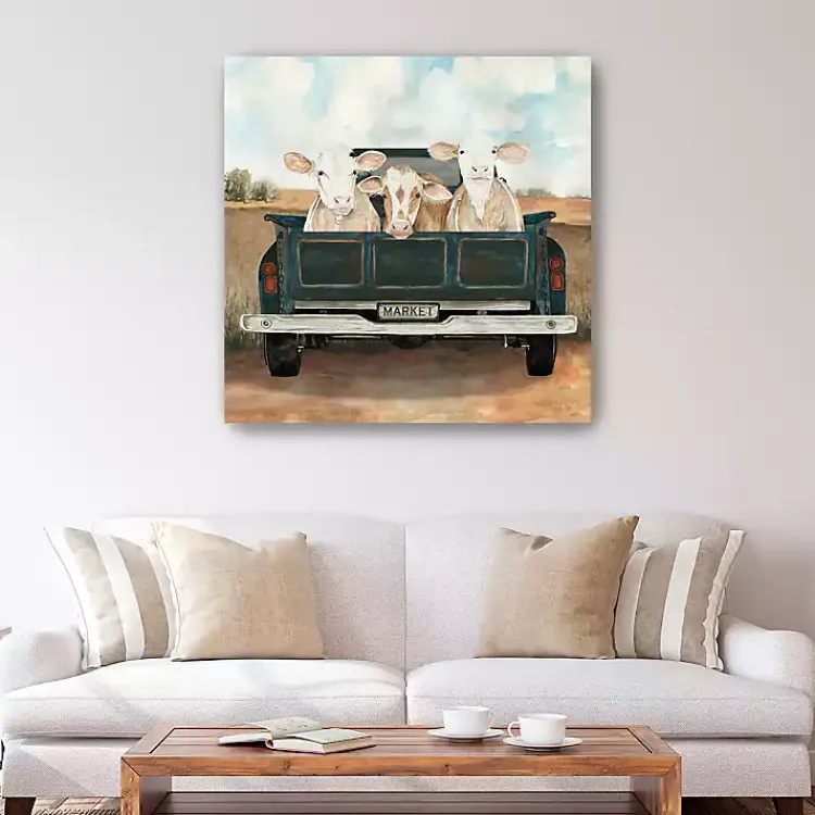 Canvas Art-Kirklands Home Along for the Ride Canvas Art Print, 40x40 in. Multi