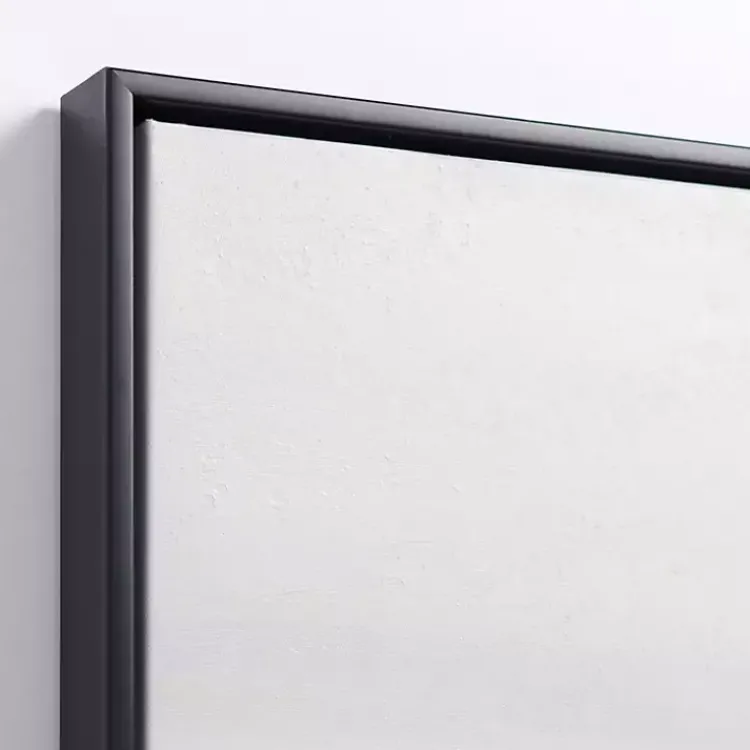 Canvas Art-Kirklands Home Black and White Abstract Framed Canvas Art Print