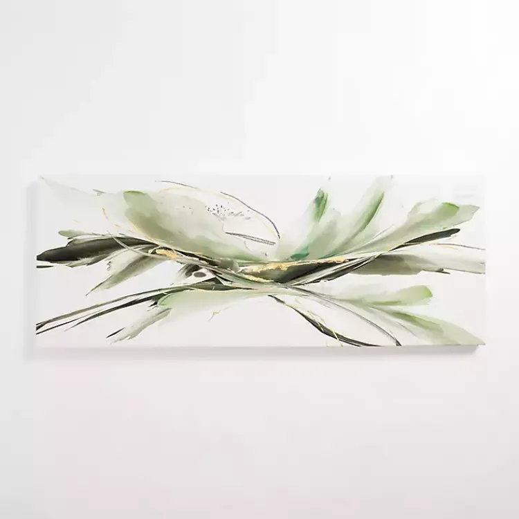 Canvas Art-Kirklands Home Graceful Greens Abstract Canvas Art Print