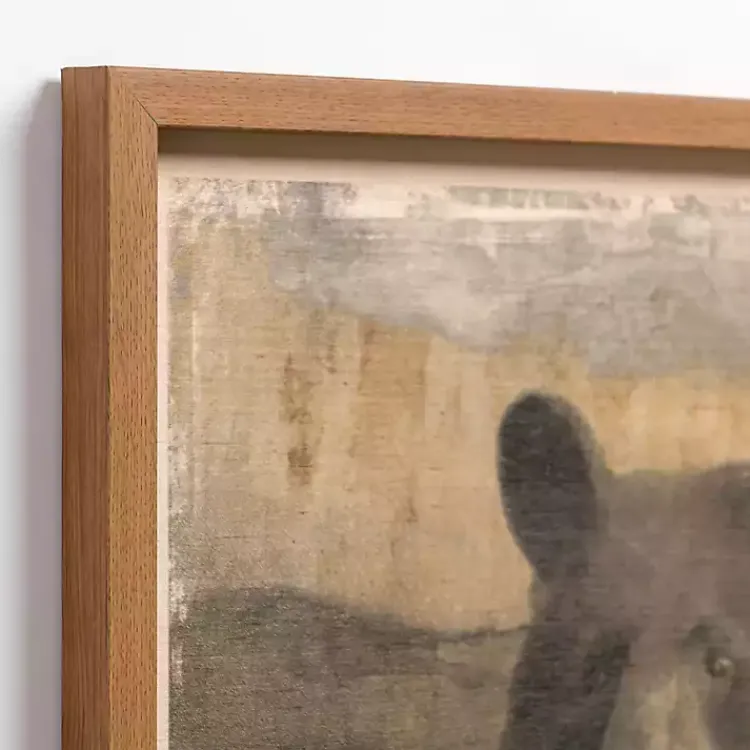 Framed Art-Kirklands Home Bear Cabin Friend Framed Art Print