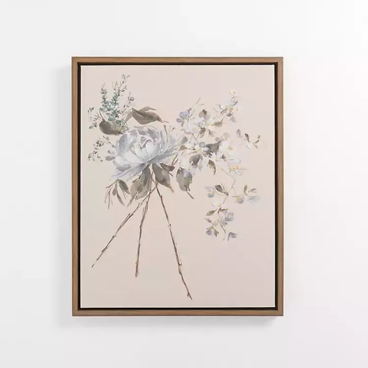 Framed Art-Kirklands Home Flower Stems I Framed Canvas Art Print