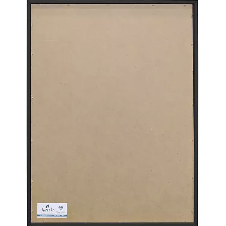 Framed Art-Kirklands Home Black Floral Bouquet Framed Art Print