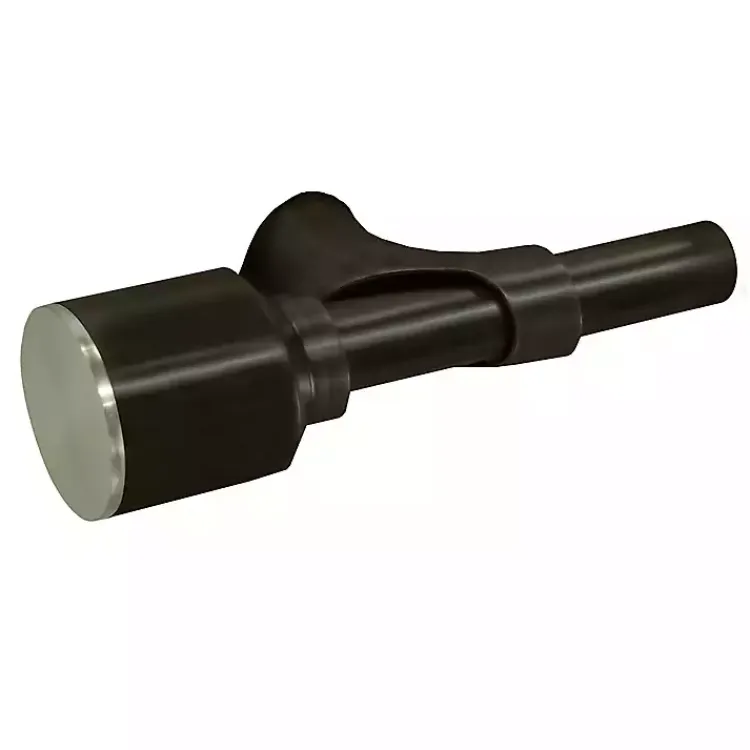 Curtain Rods & Hardware-Kirklands Home Espresso Metal Blackout Finial Curtain Rod, 72 in.