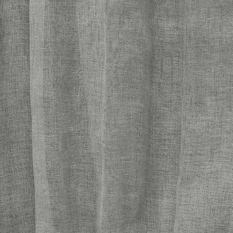 Curtains & Drapes-Kirklands Home Paloma Curtain Panel, 108 in. Gray