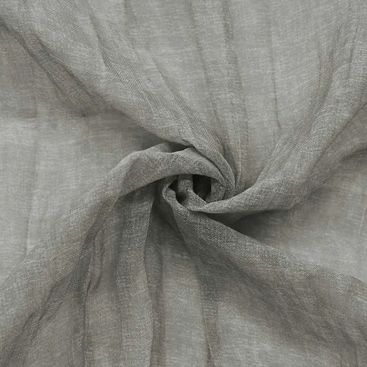 Curtains & Drapes-Kirklands Home Paloma Curtain Panel, 108 in. Gray