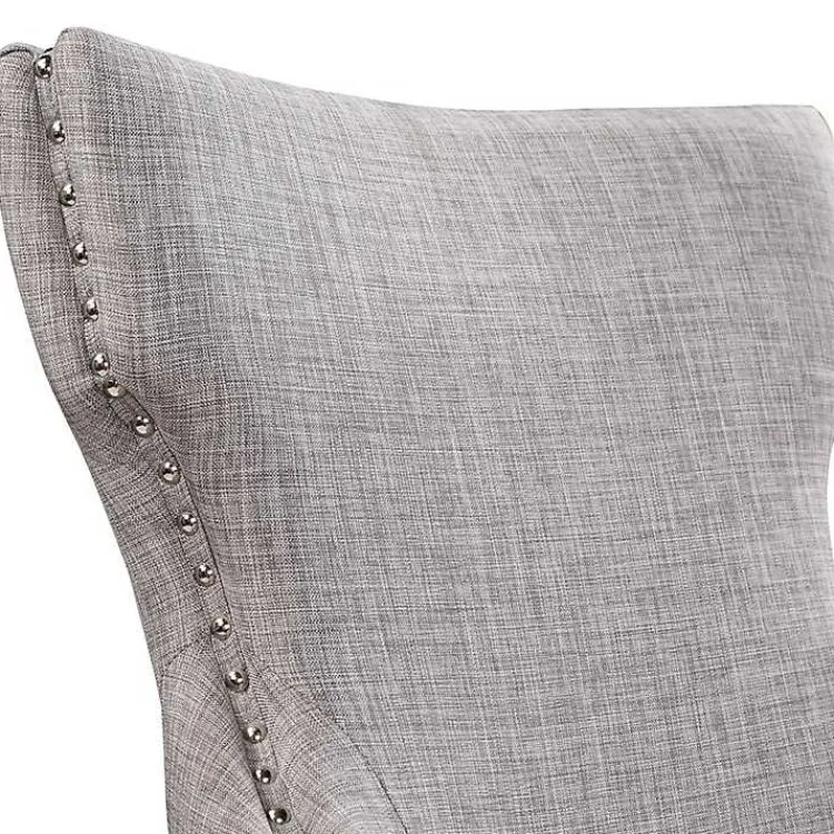 Dining Chairs-Kirklands Home Light Wingback Dining Chairs, Set of 2 Gray