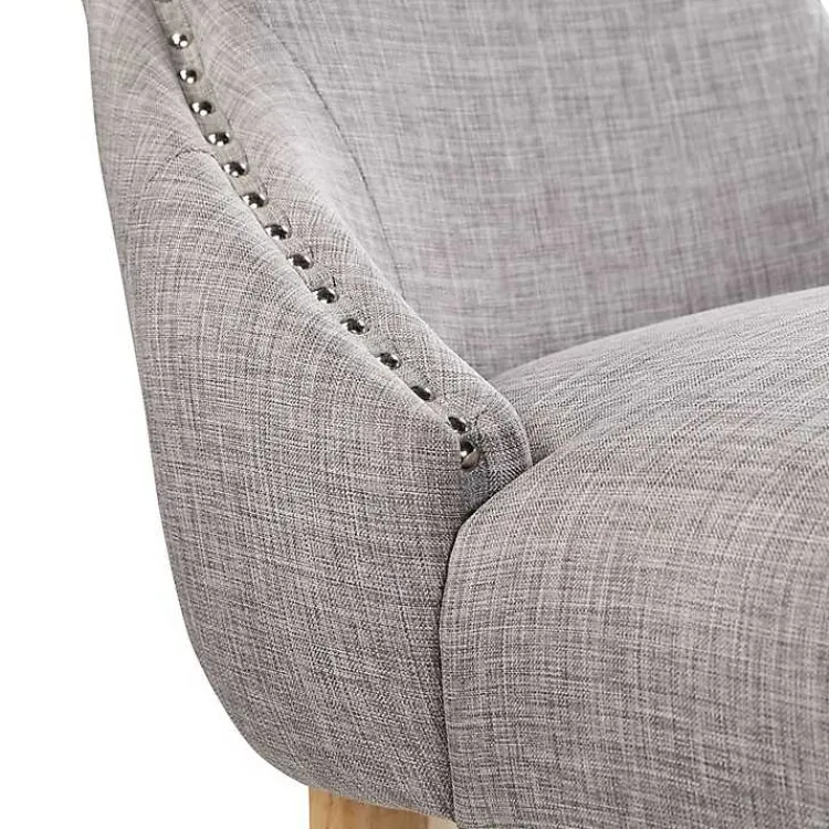 Dining Chairs-Kirklands Home Light Wingback Dining Chairs, Set of 2 Gray