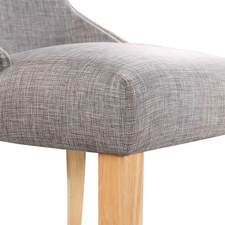 Dining Chairs-Kirklands Home Light Wingback Dining Chairs, Set of 2 Gray