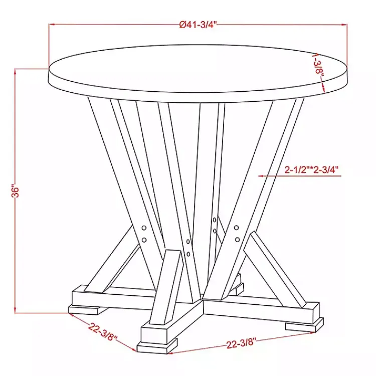Dining Tables-Kirklands Home Brown and Antique White Wood Counter Table