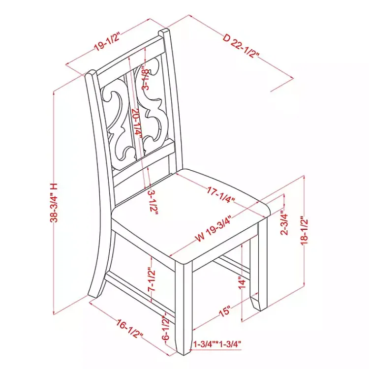 Dining Chairs-Kirklands Home Antique Blue Upholstered Dining Chairs, Set of 2