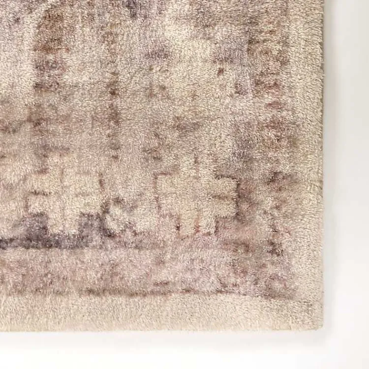 Area Rugs-Kirklands Home Bone Rosette Area Rug, 5x7