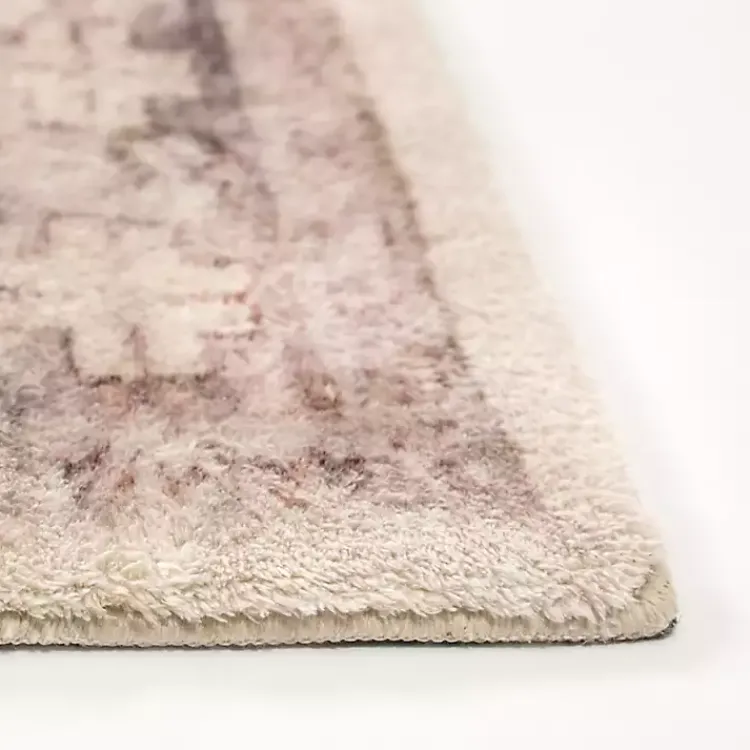 Area Rugs-Kirklands Home Bone Rosette Area Rug, 5x7