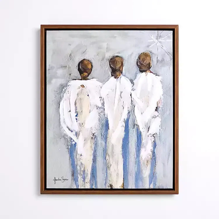 Canvas Art-Kirklands Home Three Angels Framed Canvas Art Print