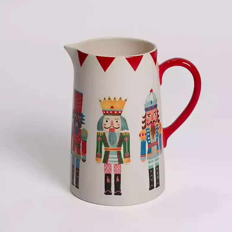 Serving & Entertaining-Kirklands Home Christmas Nutcracker Pitcher