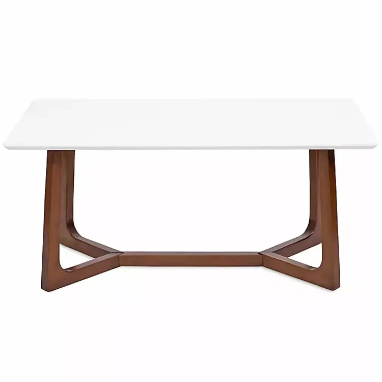 Coffee Tables-Kirklands Home and Walnut Olivia Coffee Table White
