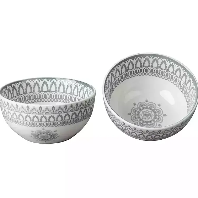 Dinnerware-Kirklands Home Stone Lila Patterned 12-pc. Dinnerware Set