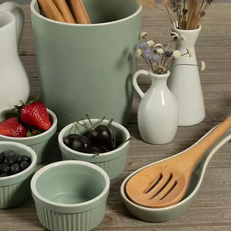 Kitchen Accessories-Kirklands Home Sage Katy 6-pc. Kitchen Accessories Set Green