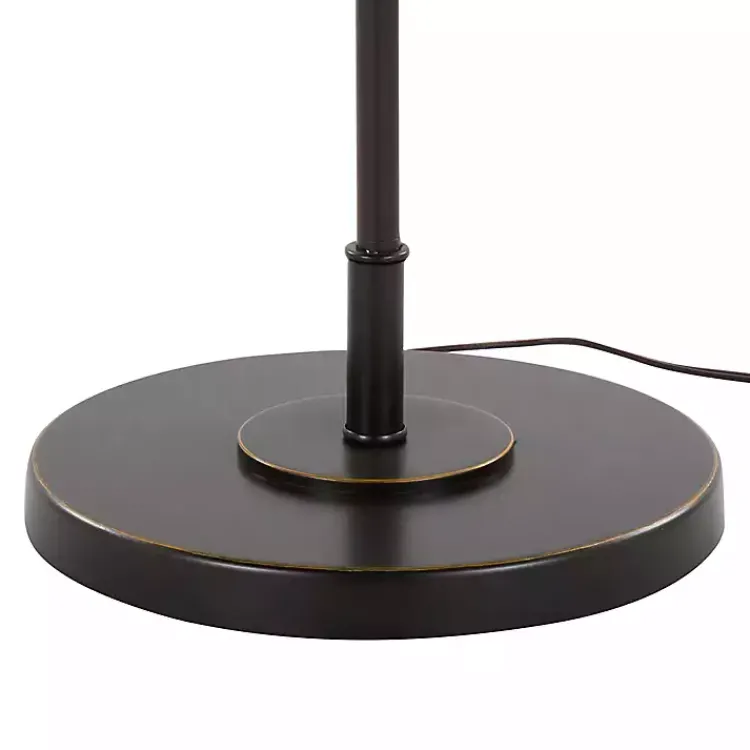 Floor Lamps-Kirklands Home Bronze Metal Puck Floor Lamp Brown