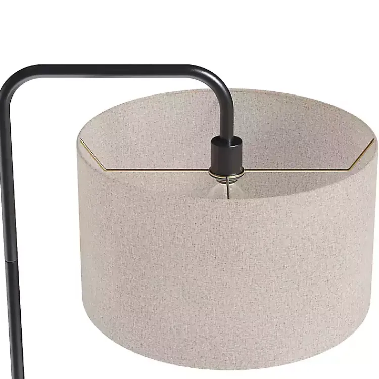 Floor Lamps-Kirklands Home Bronze Metal Puck Floor Lamp Brown