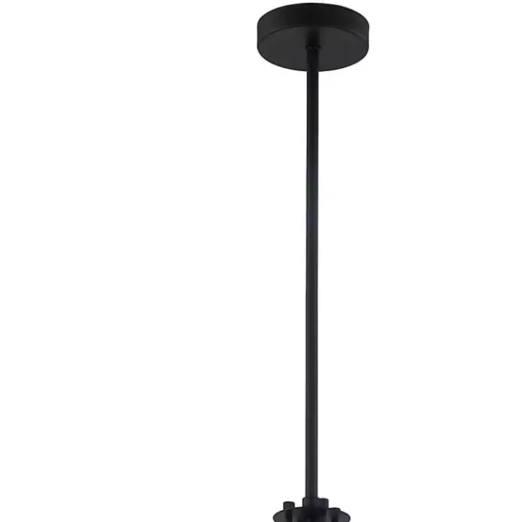 Chandeliers & Pendant Lighting-Kirklands Home Black Metal Madeline Pendant Light