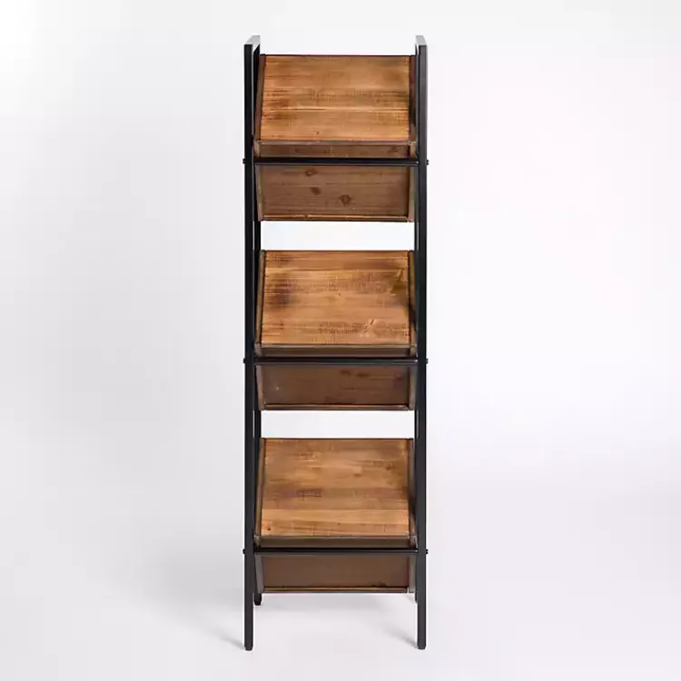 Office Furniture-Kirklands Home 3-Box Standing Storage Rack